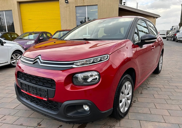 Citroen C3 cena 25999 przebieg: 138000, rok produkcji 2018 z Dukla małe 137